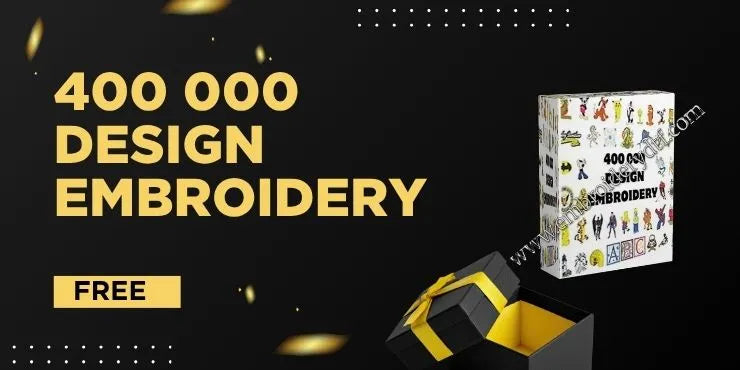 400,000 Mixed Embroidery Designs Main image