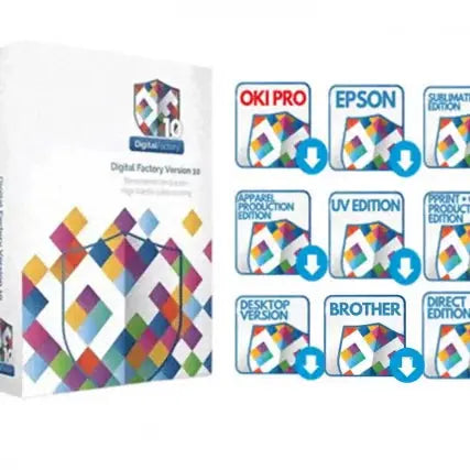 Cadlink Digital Factory V10 software editions for professional digital printing. Main image