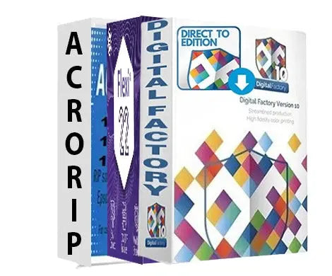 Cadlink Digital Factory V10, FlexiSign 22, and AcroRIP 10.5 — professional RIP, DTF, and signmaking software for Windows users. Main image