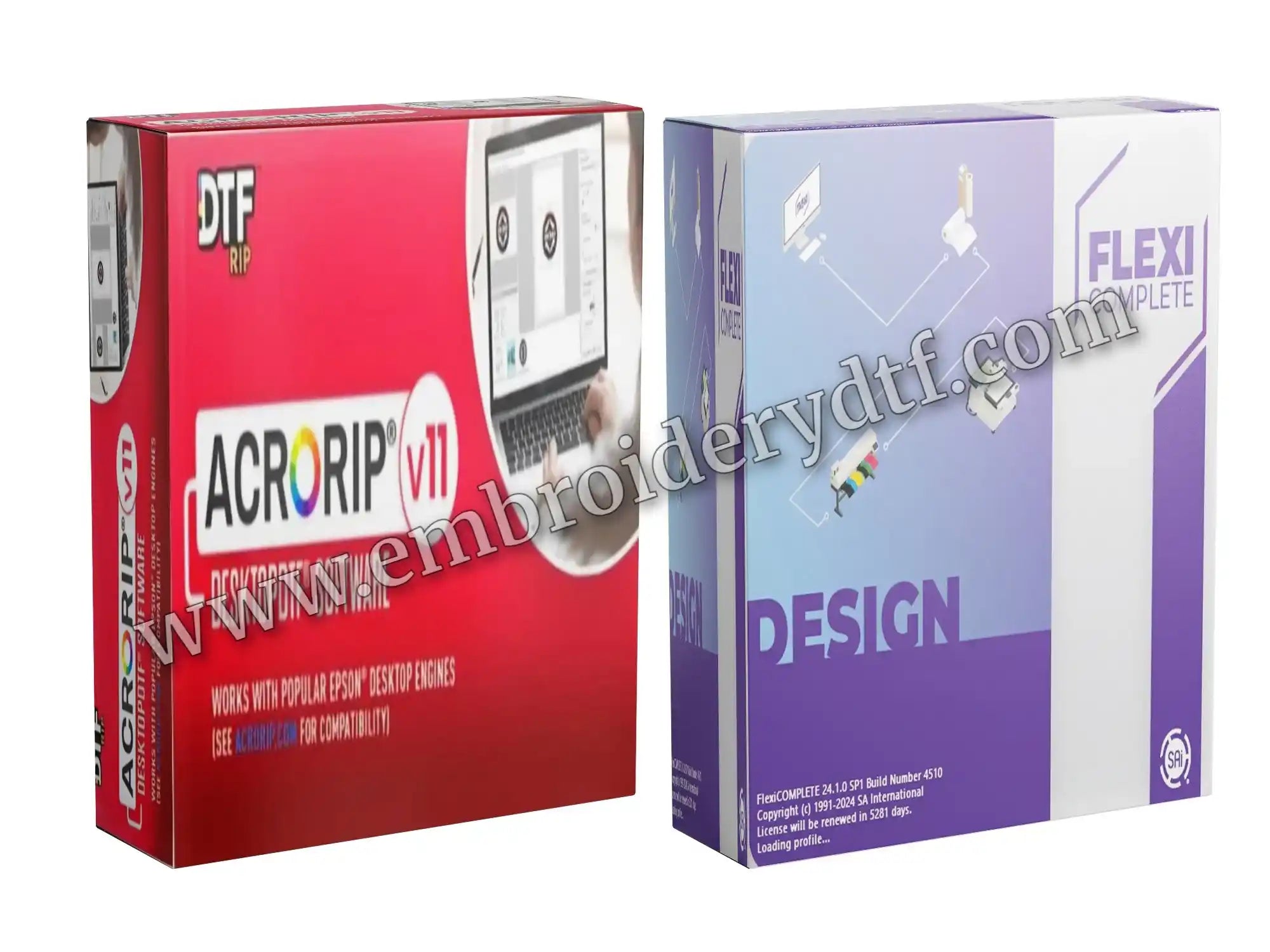 AcroRIP V11.2 SAi Flexi 22 DTF DTG Sign Making Software Bundle / AcroRIP V11.2 DTF DTG RIP advanced ICC color management / SAi Flexi 22 SAi Connect dashboard DTF workflow print cut Main image