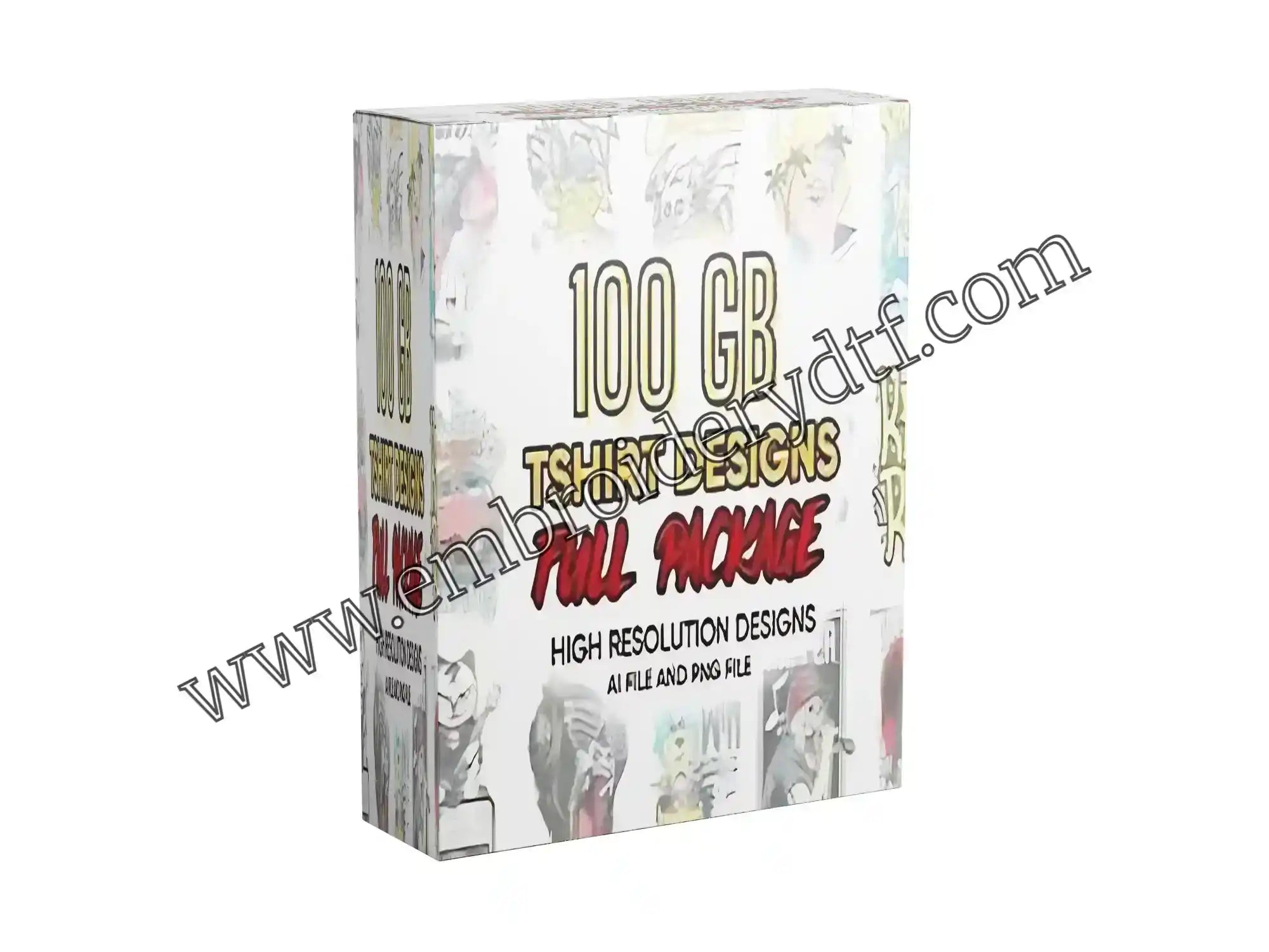 Massive 100 GB DTF Design Bundle  Main image