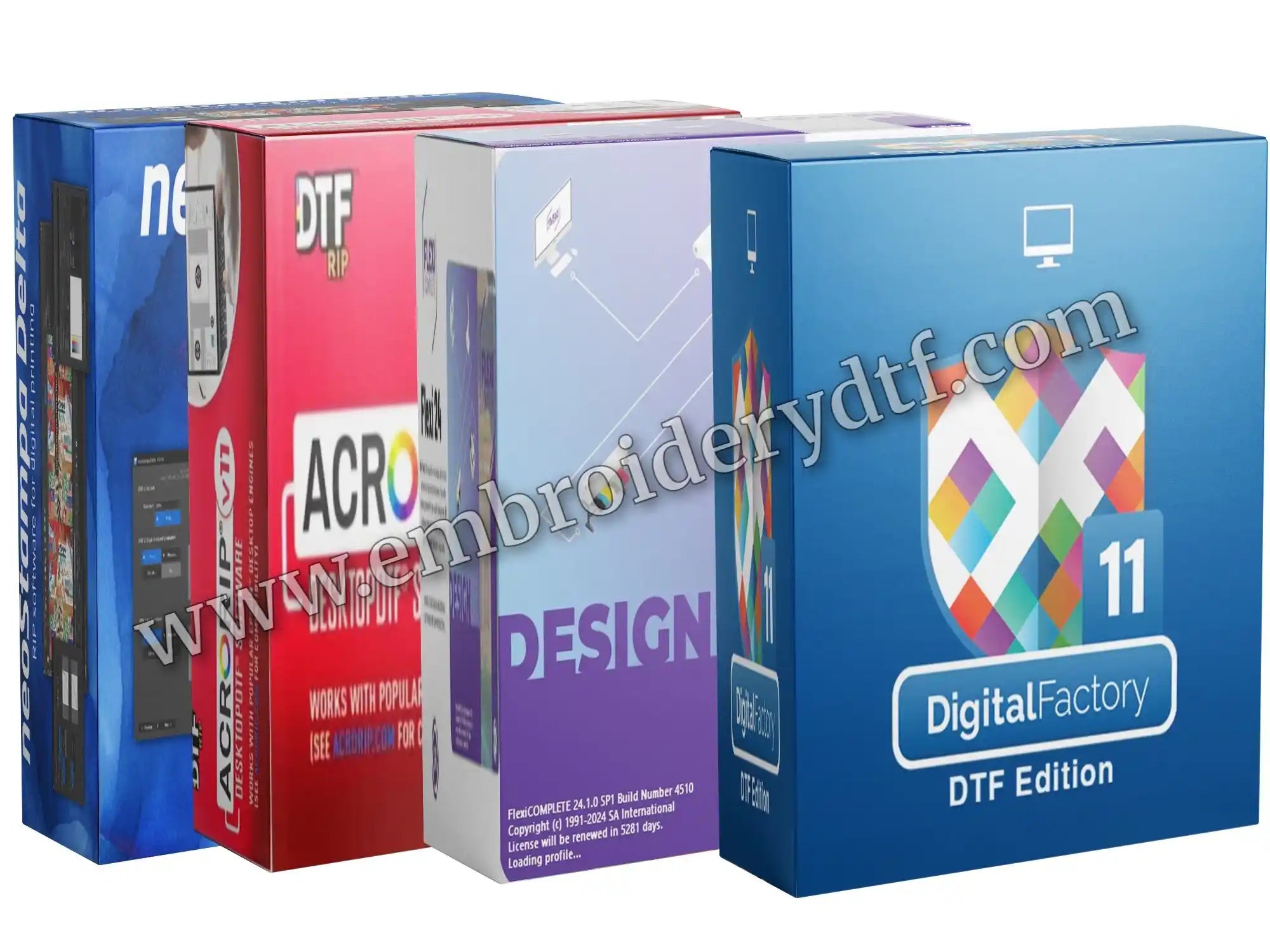 Pack NeoStampa Delta V25.1 AcroRIP V11.2 SAi Flexi 24.1 CADlink V11 Ultimate Print Software Bundle / NeoStampa Delta V25.1 textile RIP spectral color engine / AcroRIP V11.2 DTF DTG UV RIP Epson / SAi Flexi 24.1 sign design print cut / CADlink Digital Factory V11 DTF UV sublimation RIP Main image